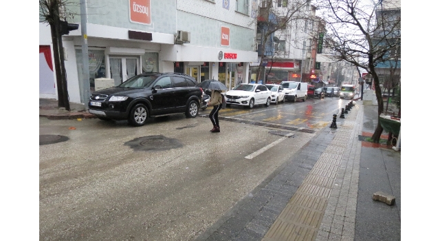 Malkara’da dolu ve sağanak yağış
