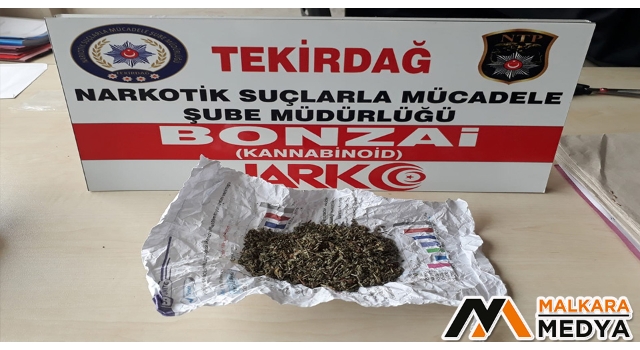 Malkara yolu üzerinde uyuşturucu operasyonu