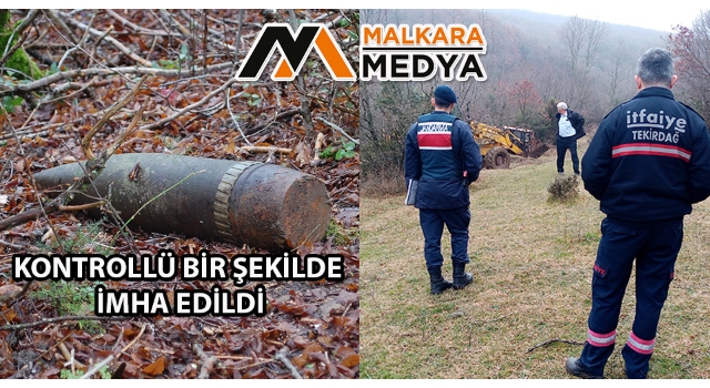 Malkara'da 3 gün sonra ikinci kez tank topu mühimmatı bulundu