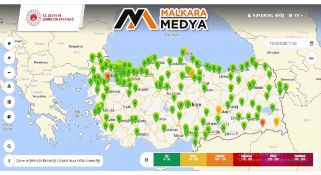 Türkiye evde kaldı, hava kendine geldi