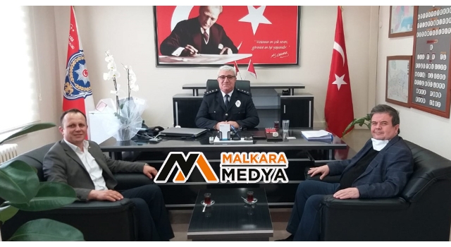 Başkan Ergin Durgun’dan Malkara İlçe Emniyet Müdürüne Anlamlı Ziyaret