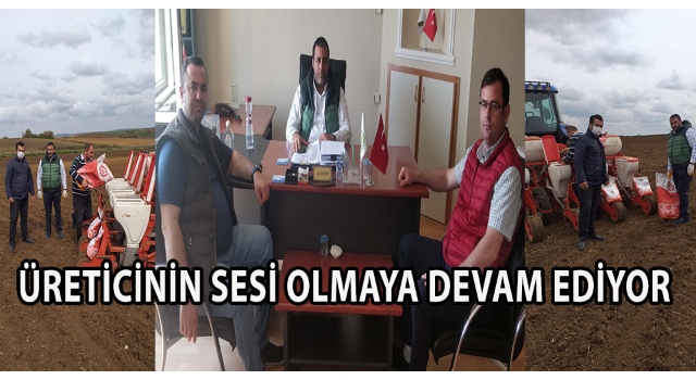 Cem Özkan, "Üreticinin Sesi Olmaya Devam Ediyor!"