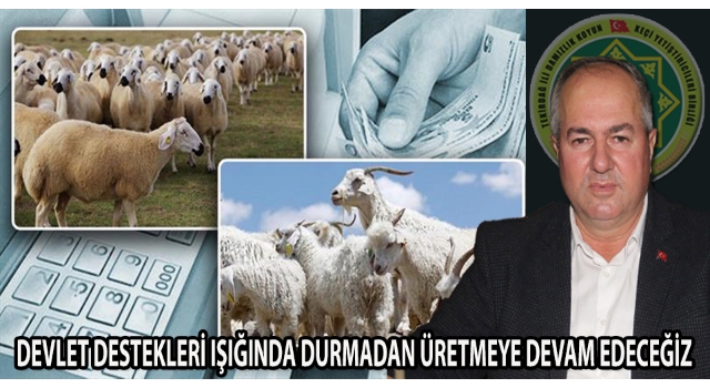 Cemalettin Toluca; Tekirdağ'da da 947 Üreticimize “SÜRÜ BÜYÜTME ve YENİLEME ” desteğinden 1 Milyon 840 Bin TL