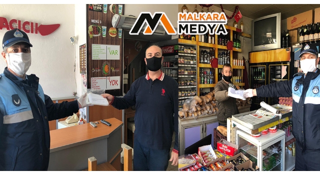Malkara Belediyesi Ürettiği Maskeleri Esnafa Dağıtmaya Başladı