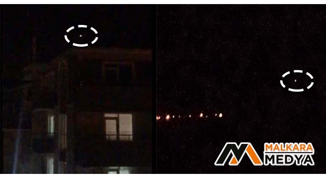 Malkara’da havada şaşırtan cisim