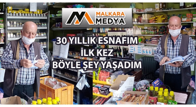 Malkara'da hayırsever vatandaş veresiye defterini yırttı