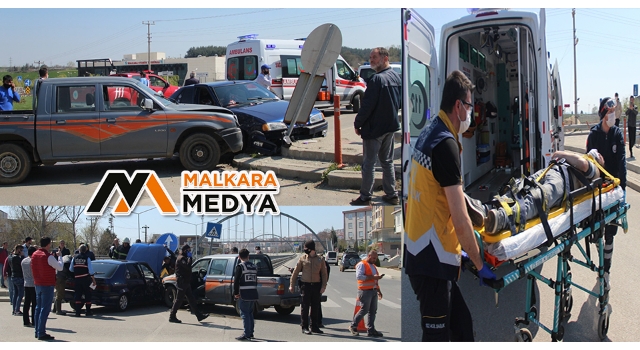 Malkara’da Trafik Kazası; 1 Yaralı