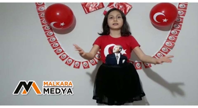 Malkaralı Minik Azra'dan anlamlı şiir