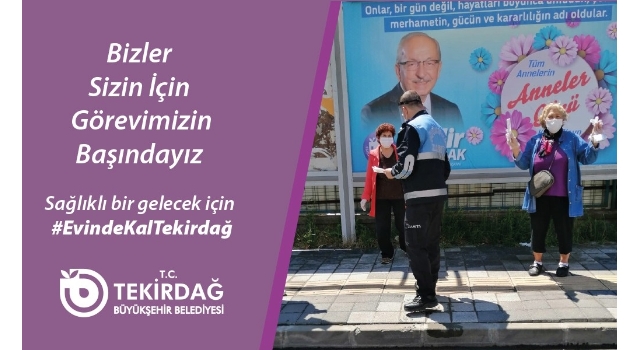 Büyükşehir Belediyesinden 65 Yaş Üstü Vatandaşlara Maske Dağıtımı