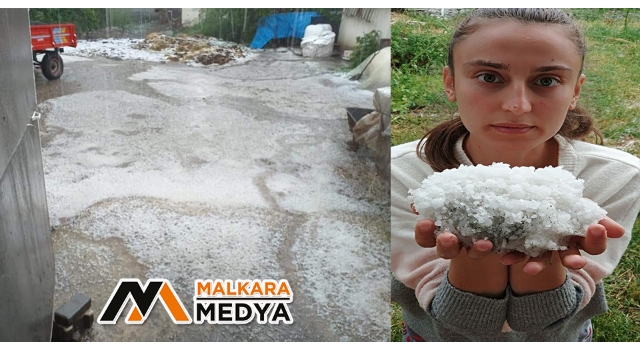 Edirne’de çiftçileri dolu vurdu