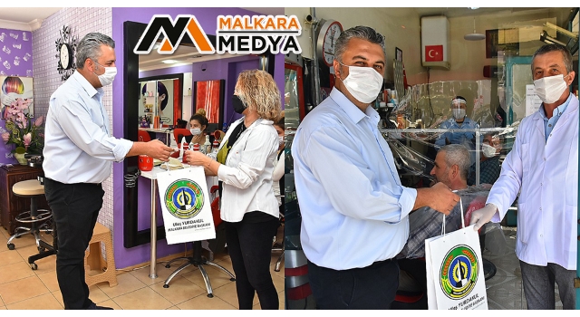 Malkara Belediyesinden Berber ve Kuaförlere Hijyen Paketi Desteği