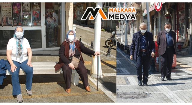 Malkara'da 65 yaş üstünün sokağa çıkma sevinci