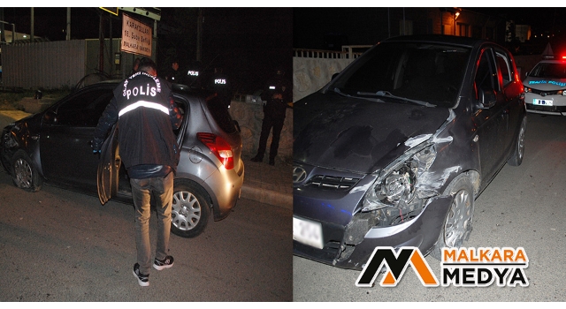 Malkara'da otobüse çarpmamak için manevra yaptı, bariyerlere çarptı: 2 yaralı