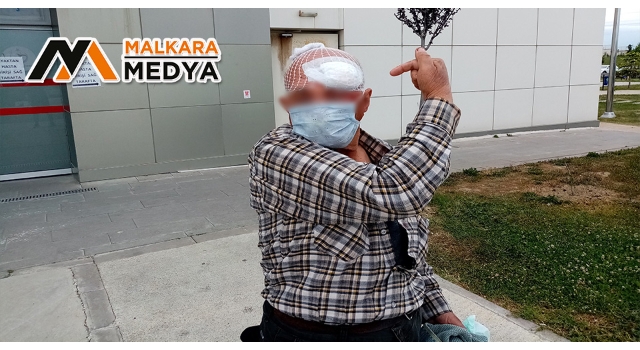 Malkara'da yaşlı adam darp edildi