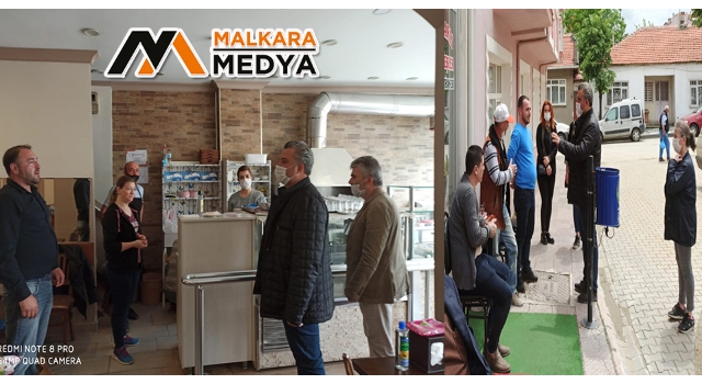 Malkara Belediye Başkanı Ulaş Yurdakul Zor Zamanlar Geçiren Esnafları Ziyaret Etti
