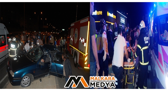 Malkara'da otomobil takla attı: 1’i ağır 4 yaralı