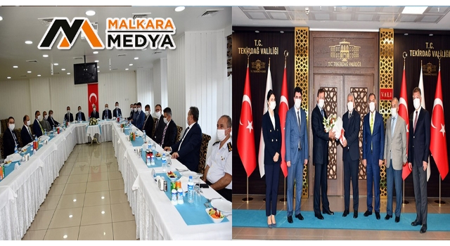 Görev yeri değişen kaymakamlara veda yemeği