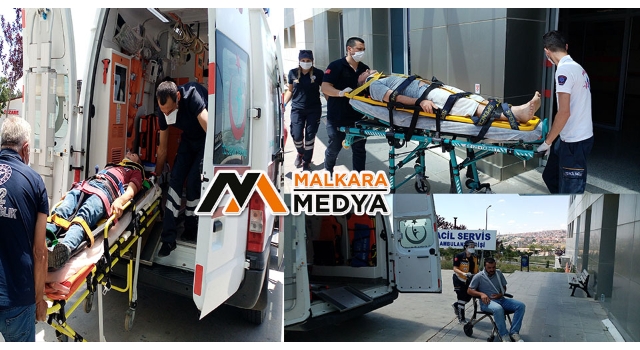 Malkara'da maden ocağında kamyon devrildi: 3 yaralı