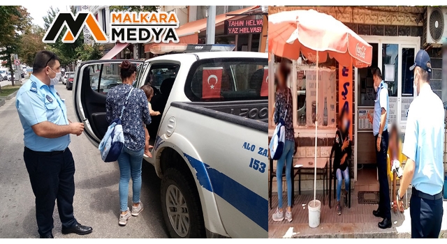 Malkara'da Zabıtadan çocuklarını alet eden dilencilere: “Devletimizin her türlü imkanları var, çocuklarınıza yazık”