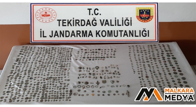 Malkara’da 978 parça tarihi eser ele geçirildi