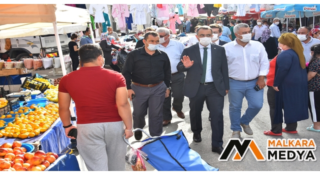 Malkara'da Koronavirüse Karşı Denetimler Aralıksız Devam Ediyor