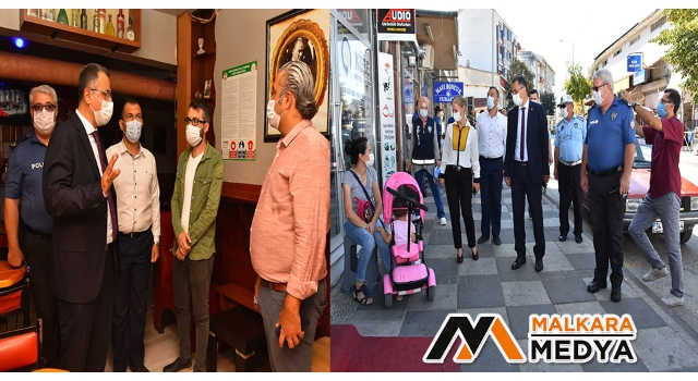 Malkara'da "Sağlık İçin Hepimiz İçin" Sloganı ile Koronavirüs Denetimleri Devam Ediyor