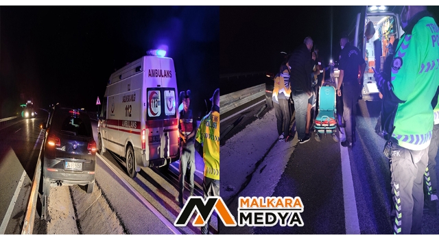Malkara’da Cip Bariyerlere Çarptı; 2 Yaralı