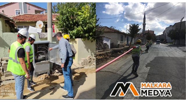 Malkara’da Elektrik Hatları Yer Altına Alınıyor