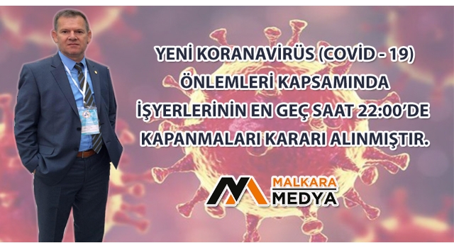 Kahveciler Odası Başkanı Osman Alcan; “Değerli Esnaflarımızın Dikkatine!..”