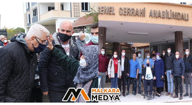 Korona virüsü yenen belediye başkanı 45 gün sonra evine döndü