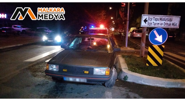 Malkara'da alkollü sürücü kaza yaptı, ehliyeti kaptırdı