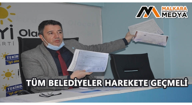 İYİ Parti’den Katı Atık Bedeli Açıklaması… Esnaftan Ya Almayın Ya Da Öteleyin…