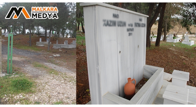 Malkara'da mezarlığın kapısını çaldılar