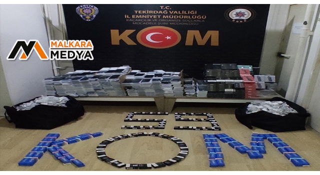 Malkara'da büyük operasyon: Piyasa değeri tam 5 milyon TL.