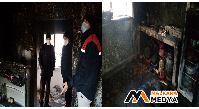 Malkara'da sobayı benzinle tutuşturmak isteyince ev yandı: 6 yaralı