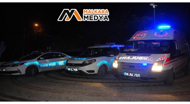 Malkara'da alkollü şahıs önce kendine zarar verdi sonra da 112'den yardım istedi