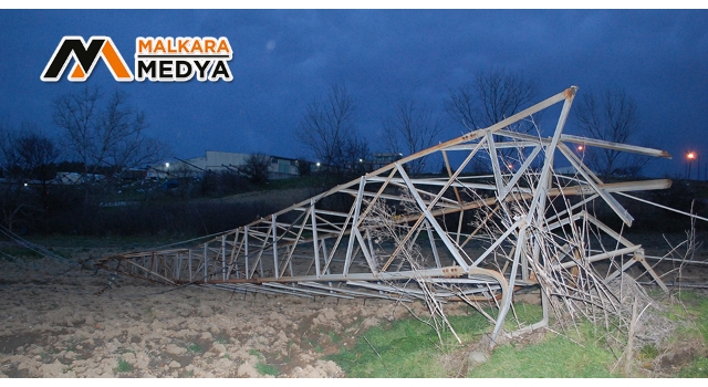 Malkara’da korkutan fırtına
