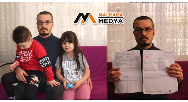 Epilepsi hastası işsiz babanın, faturaları ödeyemediği için doğal gaz saati söküldü