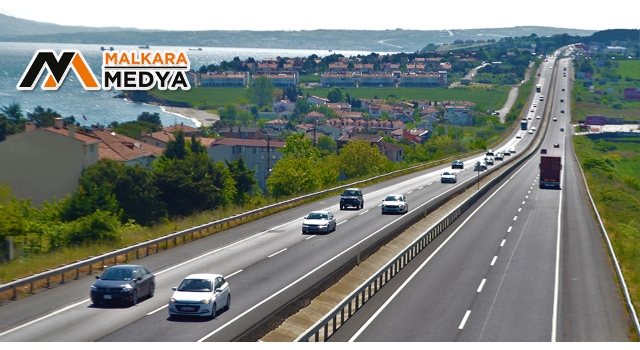 İstanbul-Tekirdağ yolunda çift yönlü yoğunluk var