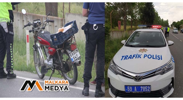 Malkara’da Trafik Kazası Ucuz Atlatıldı