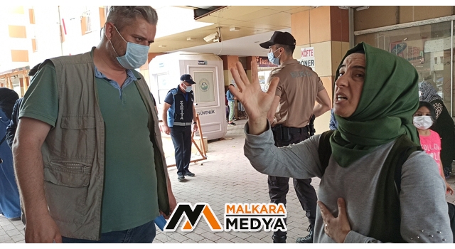 Pazaryerine maskesiz girmeye çalıştı, "Bu benim yasal hakkım" diyerek kendisini savundu