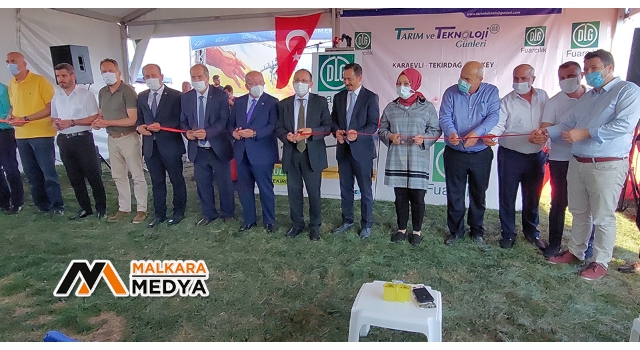 Binlerce dönümlük ekili alanda Tarım ve Teknoloji Fuarı