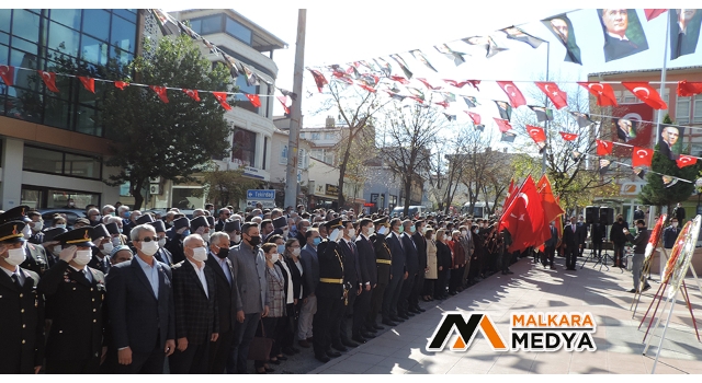 Malkara’da 29 Ekim Cumhuriyet Bayramı Çelenk Töreni Gerçekleştirildi