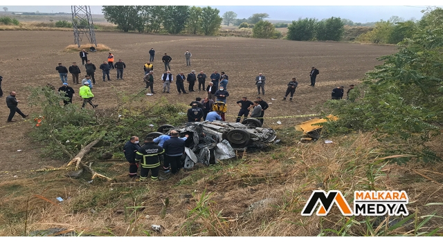 Tekirdağ'da feci kaza: 3 ölü