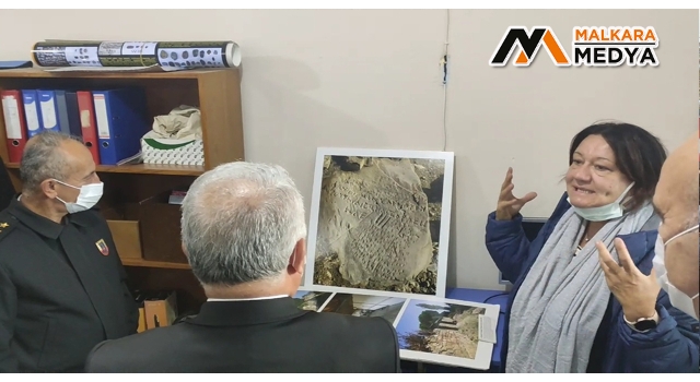 Kazı çalışmalarında mutfak ürünleri ve tarla sınır belgesi bulundu