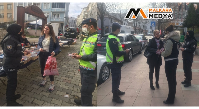Malkara’da Polis ve Jandarma KADES’i Tanıttı