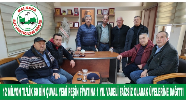 Malkara Süt Üretici Birliği’nden Üyelerine 12 Milyon Tutarında Büyük Destek!..
