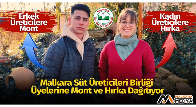 Malkara Süt Üreticileri Birliği Üyelerine Mont ve Hırka Dağıtıyor