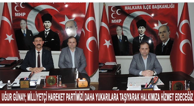 MHP Malkara İlçe Başkanlığına Başarılı İş Adamı Uğur Günay Atandı