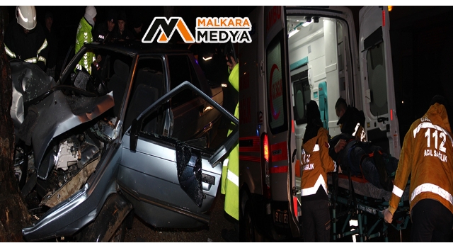 Malkara’da Trafik Kazası 1 Ölü 1 Ağır Yaralı